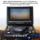 Tomfoto 7.8 polegadas 16:9 Widescreen com tela LCD giratória de 270 para casa, carro, DVD player, VCD portátil, reprodutor de CD MP3 com função 3