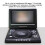 Tomfoto 7.8 polegadas 16:9 Widescreen com tela LCD giratória de 270 para casa, carro, DVD player, VCD portátil, reprodutor de CD MP3 com função 6