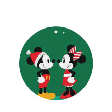 Mickey Mouse 6-delige auto-luchtverfrissers met lavendelgeur, ideaal als hangende luchtverfrisser voor kamer en badkamer.