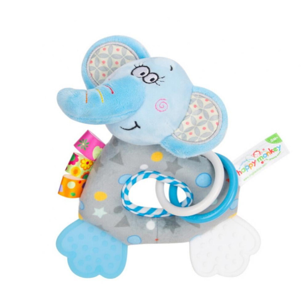 Baby Teether Rattles Plush Comfort Toys, Plush Stuffed Baby Toys