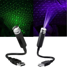Lampa Teilgean Mini LED Oíche Réalta, Soilse Emrefashion, Comhoiriúnach le Síleáil Gluaisteáin agus Baile, Solas Oíche Breiseán agus
