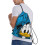 Κλασική τσάντα Donald Duck με κορδόνι, πτυσσόμενη, αθλητική, γυμναστικής, τσάντα με 3