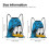 Κλασική τσάντα Donald Duck με κορδόνι, πτυσσόμενη, αθλητική, γυμναστικής, τσάντα με 4