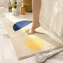 RnemiTe-amo Badkamermat, Antislip Zachte Harige Dikke Mat, Comfortabele Pluche Mat voor Badkuip, Douche, Wastafel, Droogt Gemakkelijker