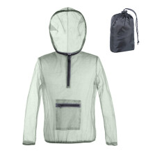 Cheers US Mosquito Net Jacket with Hood, Compatible with Outdoor Bug Protection for Men & Women, Includes Free Carry Pouch