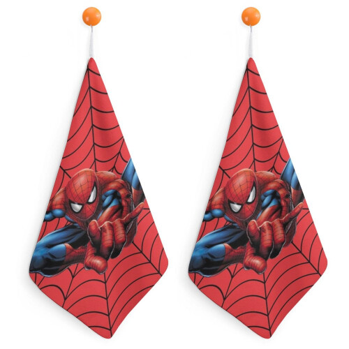 Χειροπετσέτες Spider-Man για το μπάνιο, Βαμβακερές πετσέτες προσώπου απαλές
