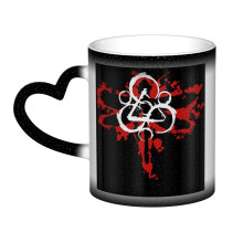 Coheed and Cambria nagy kávésbögre füllel, teáscsésze, újdonság, kávésbögre férfiaknak, nőknek, otthonra és irodába, munkára, fekete