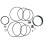Leke G877 Κιτ O-Ring μετά την αγορά για NR83A NR83A2NR83AA NR83AA2NV83A καρφωτικό αέρα 7