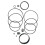 Leke G877 Κιτ O-Ring μετά την αγορά για NR83A NR83A2NR83AA NR83AA2NV83A καρφωτικό αέρα 5