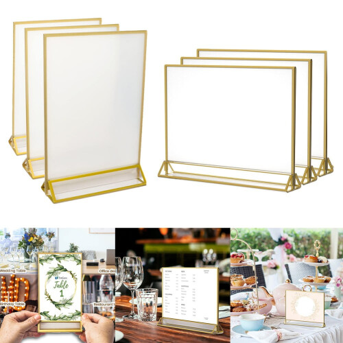 Acrylic Phnom Penh Table Card Wedding Number Plate Menu Stand Table Card 1