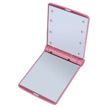 Lighted Makeup Mirror, Supersellers Daily Use Portable Foldable Makeup LED Mirror with 8 LED Lights Lamps, 2X