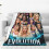 Κουβέρτα Sasha Banks, εξαιρετικά μαλακή άνετη φανέλα από φλις για αγόρια κορίτσια 2