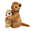 Λούτρινα ζωάκια Meerkats Perfect Alley για τη μητέρα και το παιδί (11,8") και το παιδί (7,9", δώρο 1