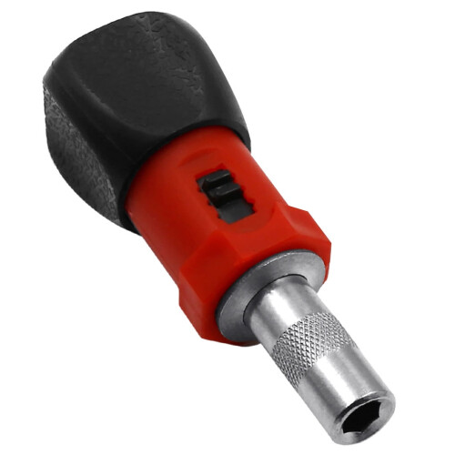 New Multi-bit Adjustable Ratchet Small Stubby Screwdriver 1