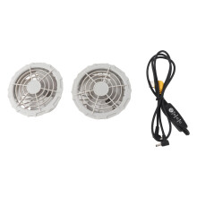 Dual Head USB Vest Fan, Wearable Cooling with Adjustable Wind Speed and Low Noise for Outdoor