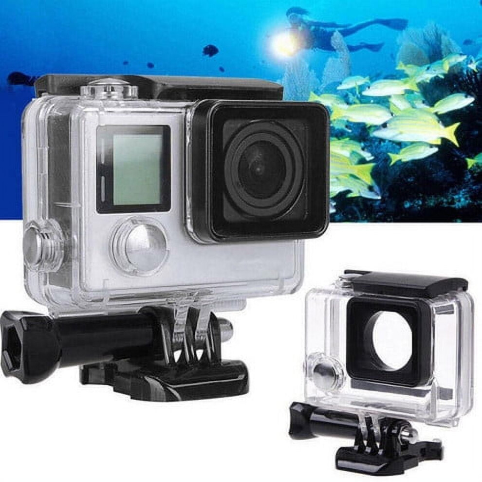 Waterproof Case For Gopro Hero 7 5 6 45M Diving Housing Shell Protective Case For Hero7 Hero6 Hero5 Action Camera 2018 Black 9395123471181