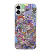 Toy Story TPU-cover til iPhone16Plus – Ultratyndt, stødsikkert, gulningsbestandigt, ridsefast, kompatibelt med trådløs opladning, forbedret greb