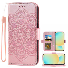 Asuwish Kompatibel med Xiaomi13Pro Pung Etui Læder Flip Kortholder Stand Håndledsrem Mobiltelefon Cover til Mi13Pro5G Kvinder Mænd Pink