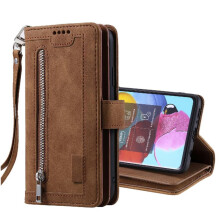 Flip-etui til kompatibel med Samsung Galaxy A32 5g Pu-læder 9 kortpladser Snorholder Kickstand Pung