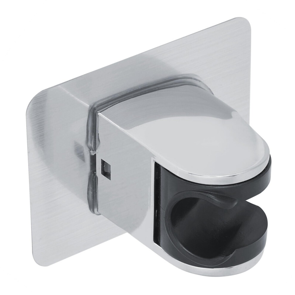 Shower Head Holder Adjustable Chrome Self Adhesive Wall Mount Bracket With 45 Angle Adjustment 9053599368694
