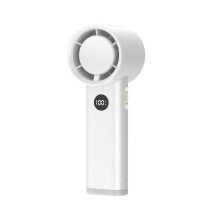 Ventilador turbo portátil OYIGU con pantalla digital, carga USB, luz nocturna, control de velocidad continuo, ventilador de alta velocidad y