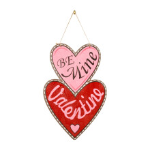WinysinCreative Valentijnsdag Houten Huisdecoratie Roze Muurdecoratie