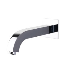 Wall Mounted Bath Mixer Tap with Tub Spout and Shower Faucet Set for Bathtub