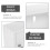 Door Milk Box Small Mailbox Locked Black Wall Mount Mailboxes for outside Large 2