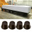 Elevador de sofá-cama TureClos Furniture antiderrapante e resistente, cor café, 7,6 cm (3 polegadas). 3