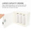 Door Milk Box Small Mailbox Locked Black Wall Mount Mailboxes for outside Large 4