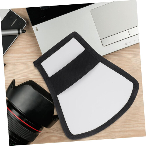 TwoSided Flash Diffuser with Silver and White Photography Light Reflector for Speedlight II 2
