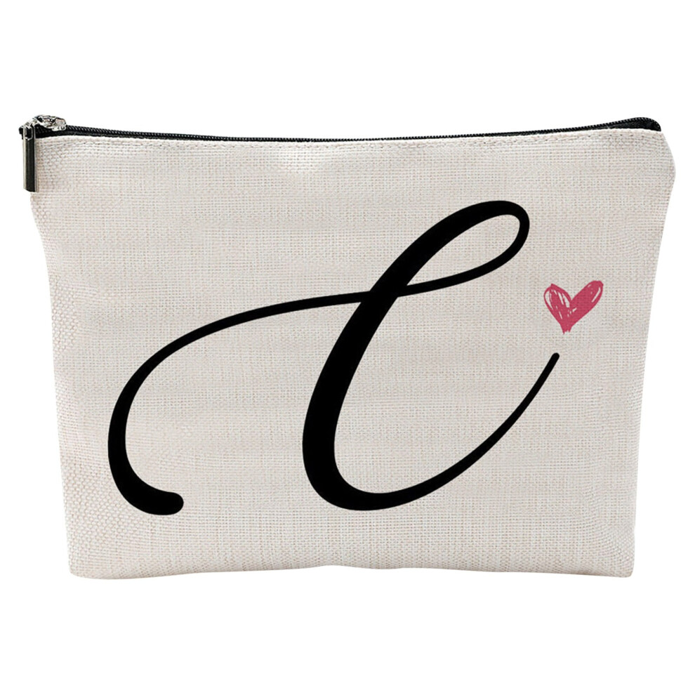 Jacenvly Sturdy Storage Bag, You Send Love Makeup Case Toiletry Bag Gift for Friend Makeup Bag for Best Friend Gifts Makeup Bag Clearance Items