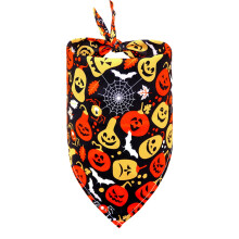 Toalla triangular para mascotas, toalla para perros y gatos, bufanda, calabaza, murciélago, decoraciones festivas para mascotas, artículos para