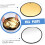 Photography Reflector Light Diffuser Gold Silver DualSided Foldable Panel for Studio and Outdoor 5