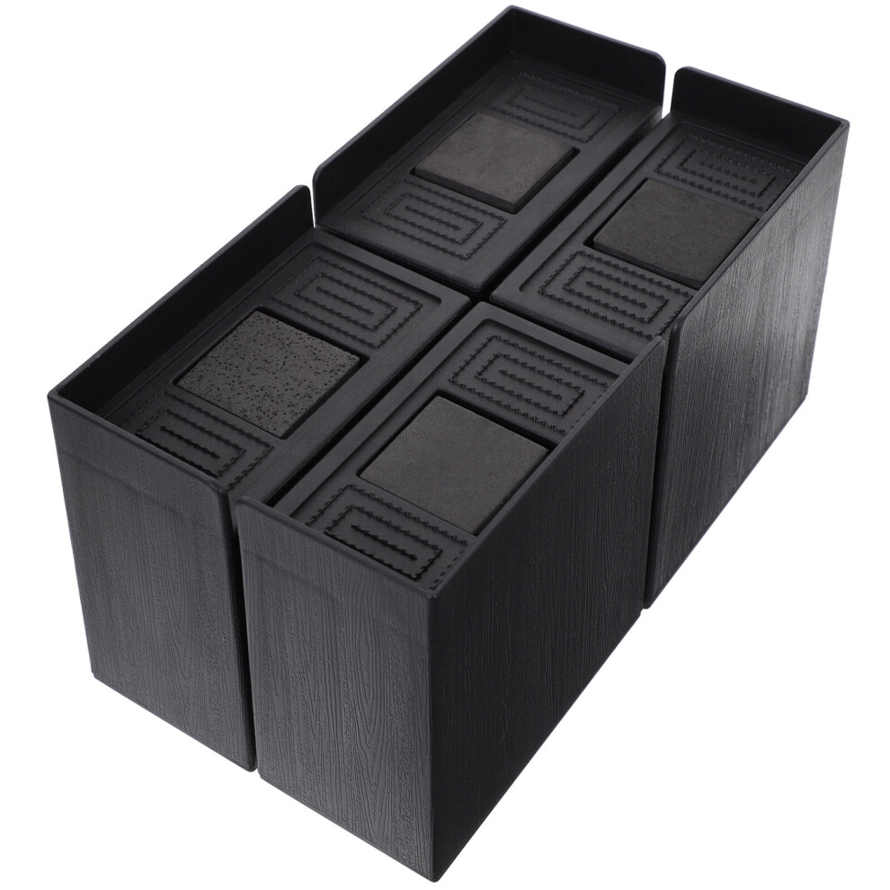 4Pcs Metal Table Leg Heightening Pads Furniture Lifters Raisers Blocks 9395123575605