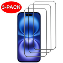 3-pack - kompatibelt med iPhone 16Plus skärmskydd i härdat glas