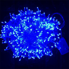 Guirlande lumineuse de Noël, 10 m (33 pi), 100 DEL, à brancher, 8 modes, étanche, pour intérieur et extérieur, idéale pour Noël, mariage,
