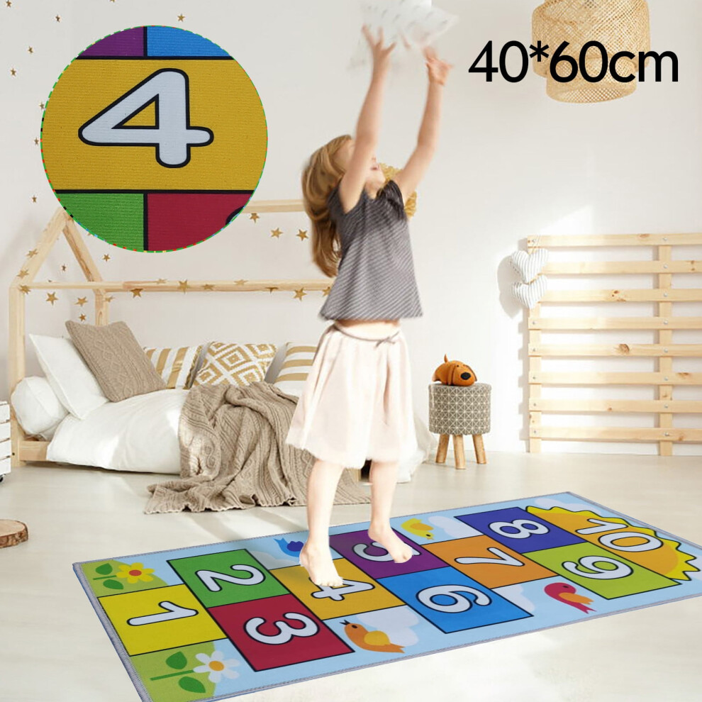 WinysinLovely Jumping House Carpet Slip Mat Children Play Climbing Mat Interesting Car
