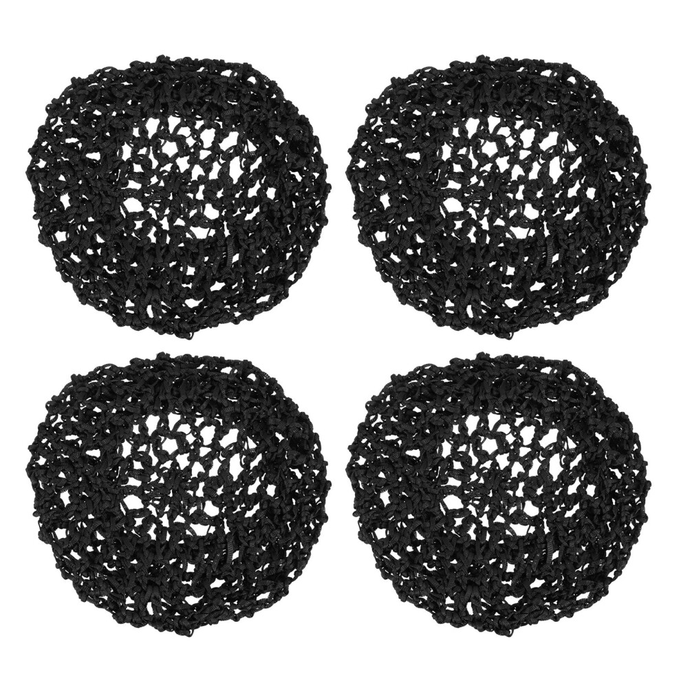 4PCS Mesh Crochet Hair Net Crocheted Hairnet Crocheted Hairnet