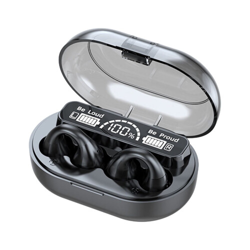 Αθλητικά ακουστικά Bluetooth Jacenvly με μικρόφωνο, ασύρματα ακουστικά τύπου κλιπ, 1