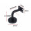 3Pcs Professional Solid Stainless Steel Handrail Wall Mounted Brackets Supports(Black) 2