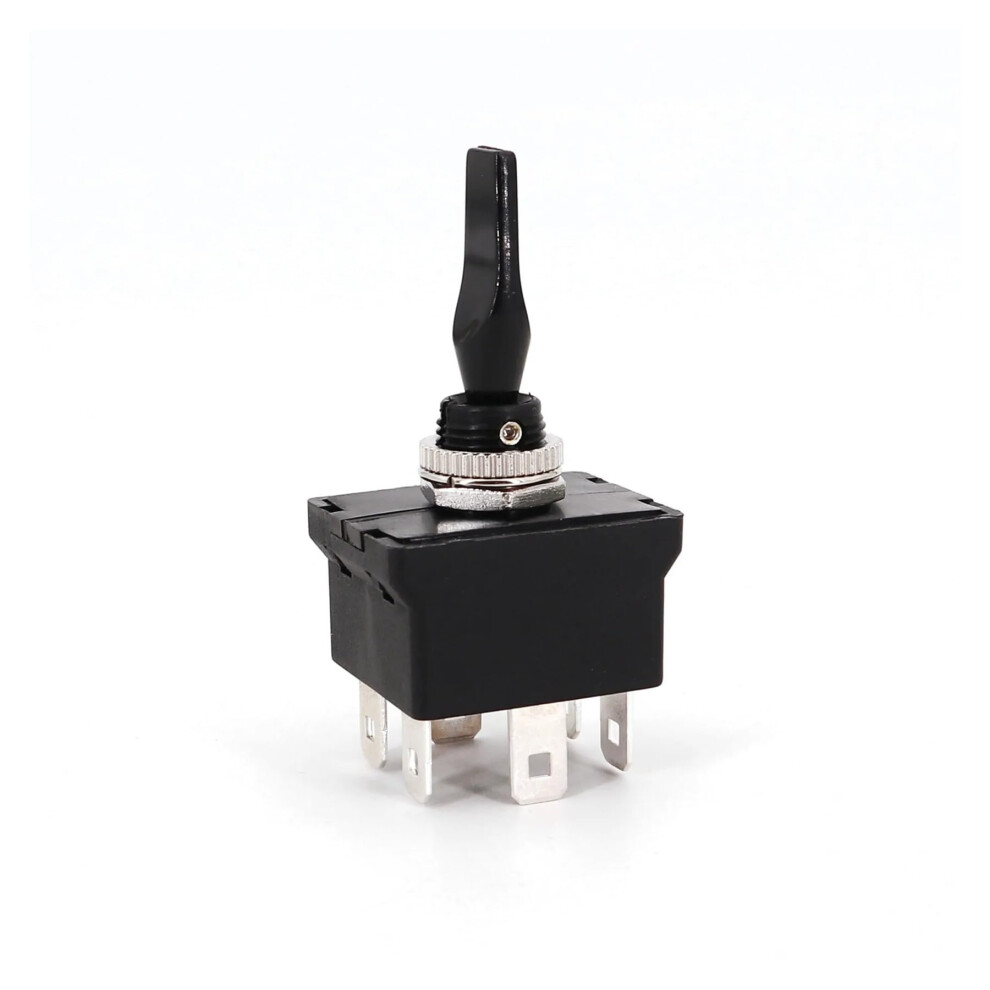 12V 20A Dpdt Momentary Toggle Switch 6 Pin 12Mm Panel Mount For Automotive Dual Circuit Control 9164114600028