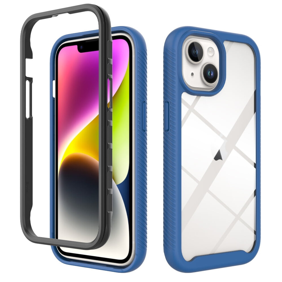 Compatible With Iphone 14Pro Max, Frosted Shockproof Military-Grade Protective Case, Pc+Tpu Magnetic Drop Protection, Blue 9071309620207