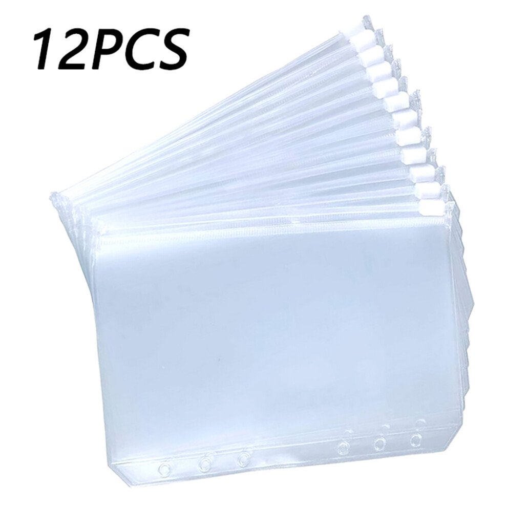 Compact 6-Ring Binder Loose Leaf Pvc Organizer With Zipper Closure 9381382640703