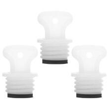 LIYUNMIAO 3pcs Hot Water Bottle Replacement Caps Compatible with Rubber Stopper for Hot & Cold Bottles, Cute Portable Plugs for Kids & Adults