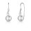Solid Sterling Silver 8mm Ball Drop Earrings with Hook Design Elegant Jewelry 1