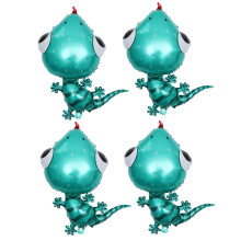 Eease 4Pcs Cartoon Animals Foil Balloons Creative Animals Shaped Balloons Inflatable Foil Balloons