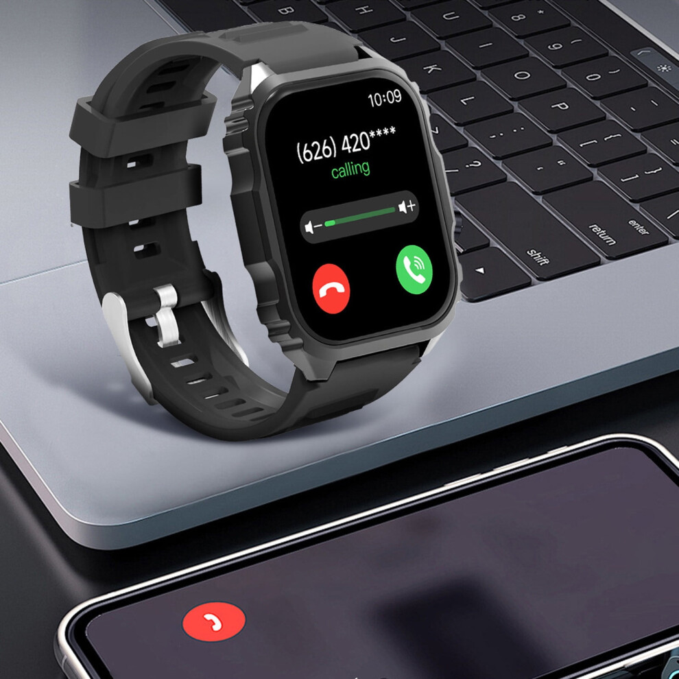 Txmfgh Smart Watch With 1.83-Inch Hd Screen, Bluetooth Calling, Outdoor Waterproofing, And Multi-Functional Sports Features 9071309623918