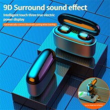 Bluetooth 5.0 Trådlösa Hörlurar Sport Stereo In-ear Hörlurar Mini Headset, Bluetooth Headset