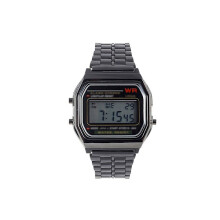 Klassische digitale Herrenuhr mit Quarz-LED-Anzeige